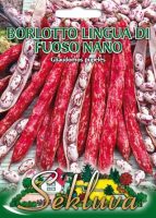Žemaūgės daržinės pupelės Borlotto lingua di fuoso nano